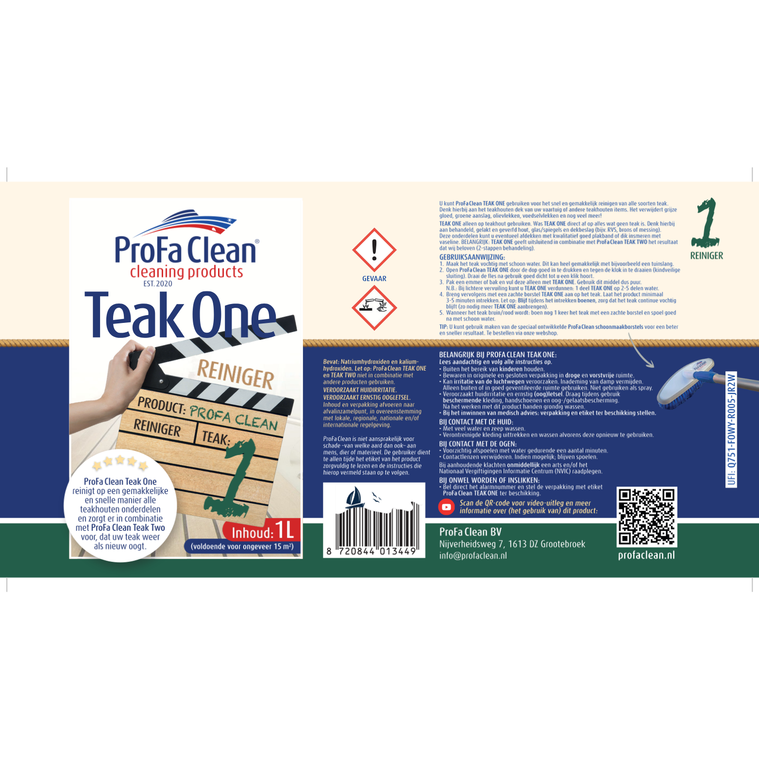 Teakpaket - Teak 1 & 2 (Reiniger und Reparaturen) + unser einzigartiges Handbrush Deluxe