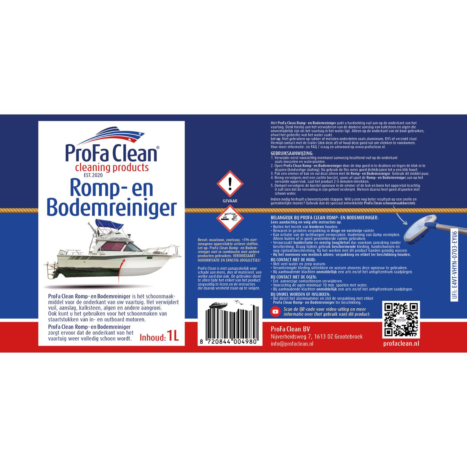 3-in-1-Reinigungspaket für Ihre Bootsbürste