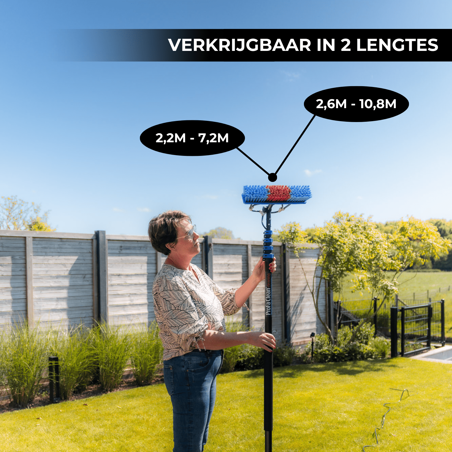 Telemax – Teleskopstiel 7,2 m/10,8 m