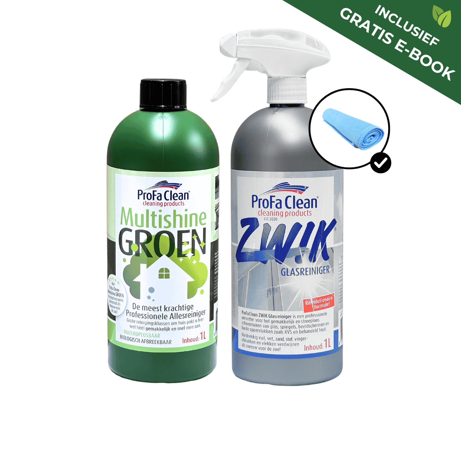 Multishine Green + Zwik Glasreiniger (Duo-Rabatt)