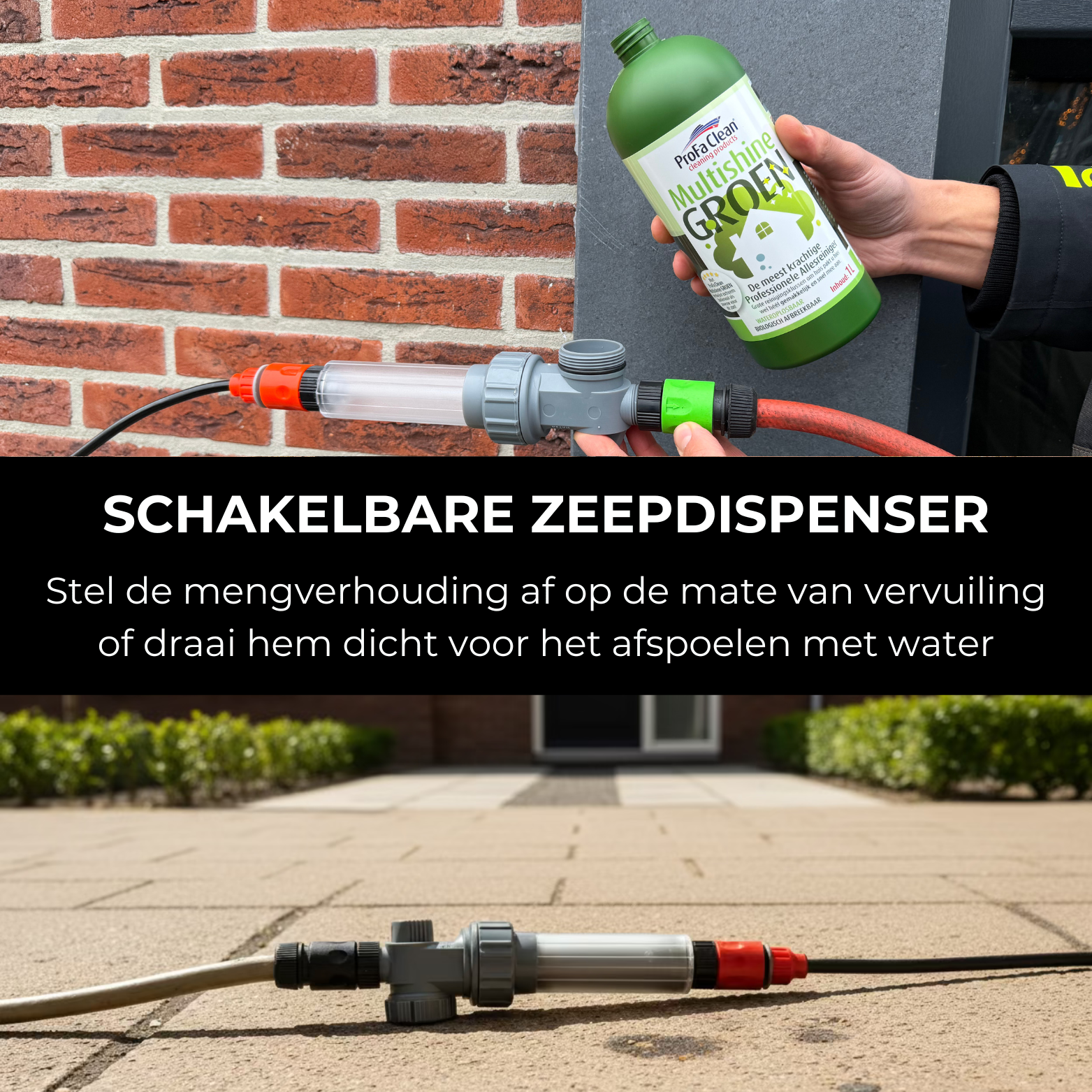 Separater Seifenspender für Telemax-Teleskopstiel