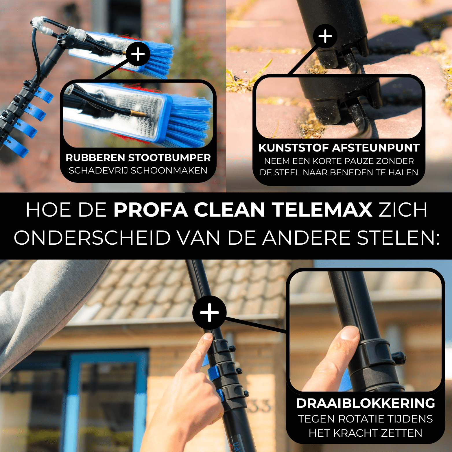Telemax – Teleskopstiel 7,2 m/10,8 m