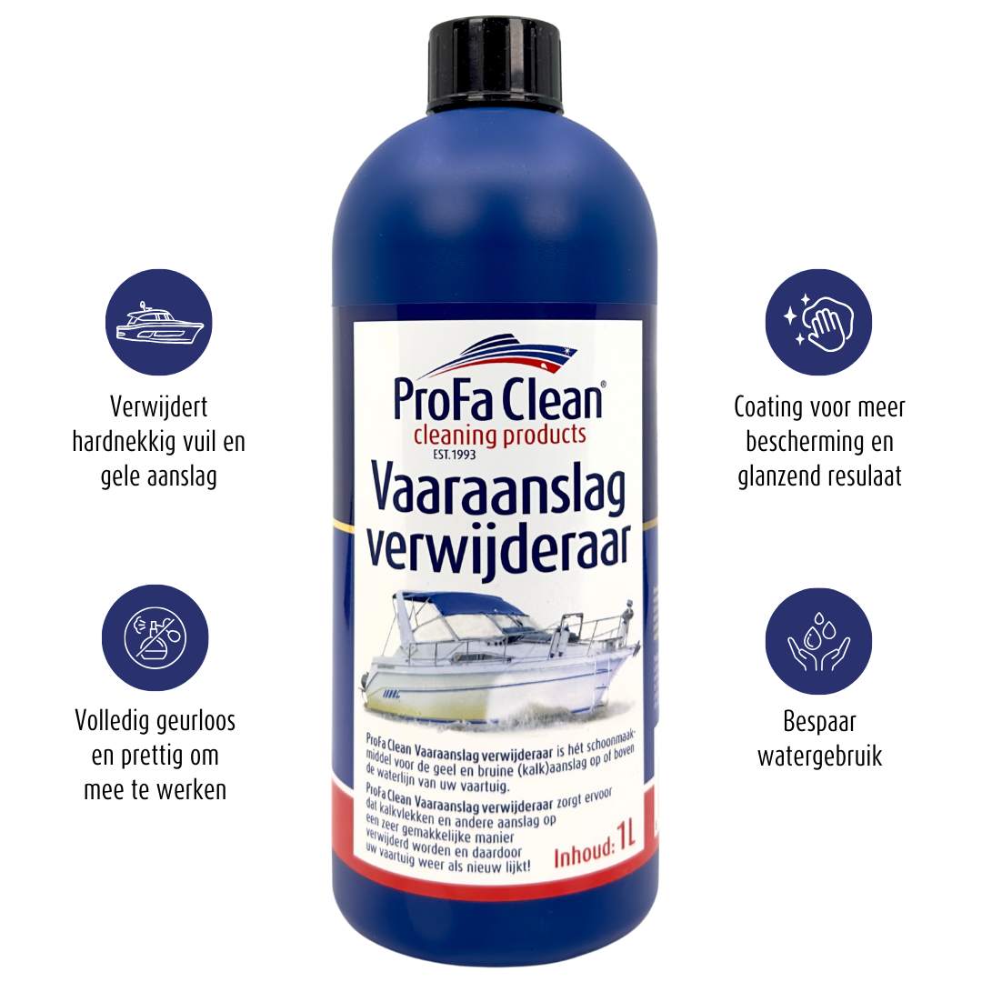 Bootsablagerungsentferner (2x 1L) – Befreien Sie sich von den gelbbraunen (Kalk-)Ablagerungen auf Ihrem Boot!