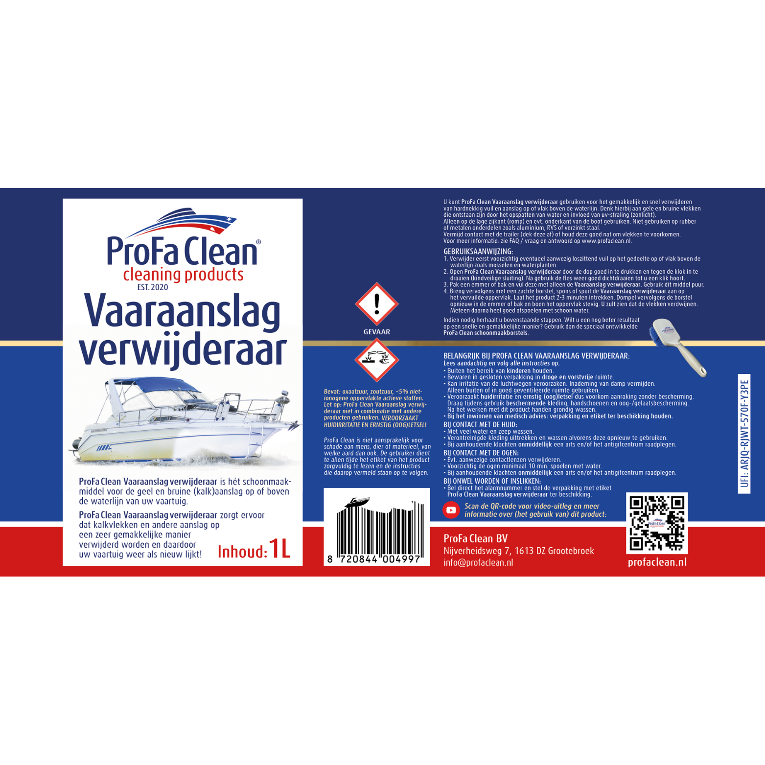 3-in-1-Reinigungspaket für Ihre Bootsbürste