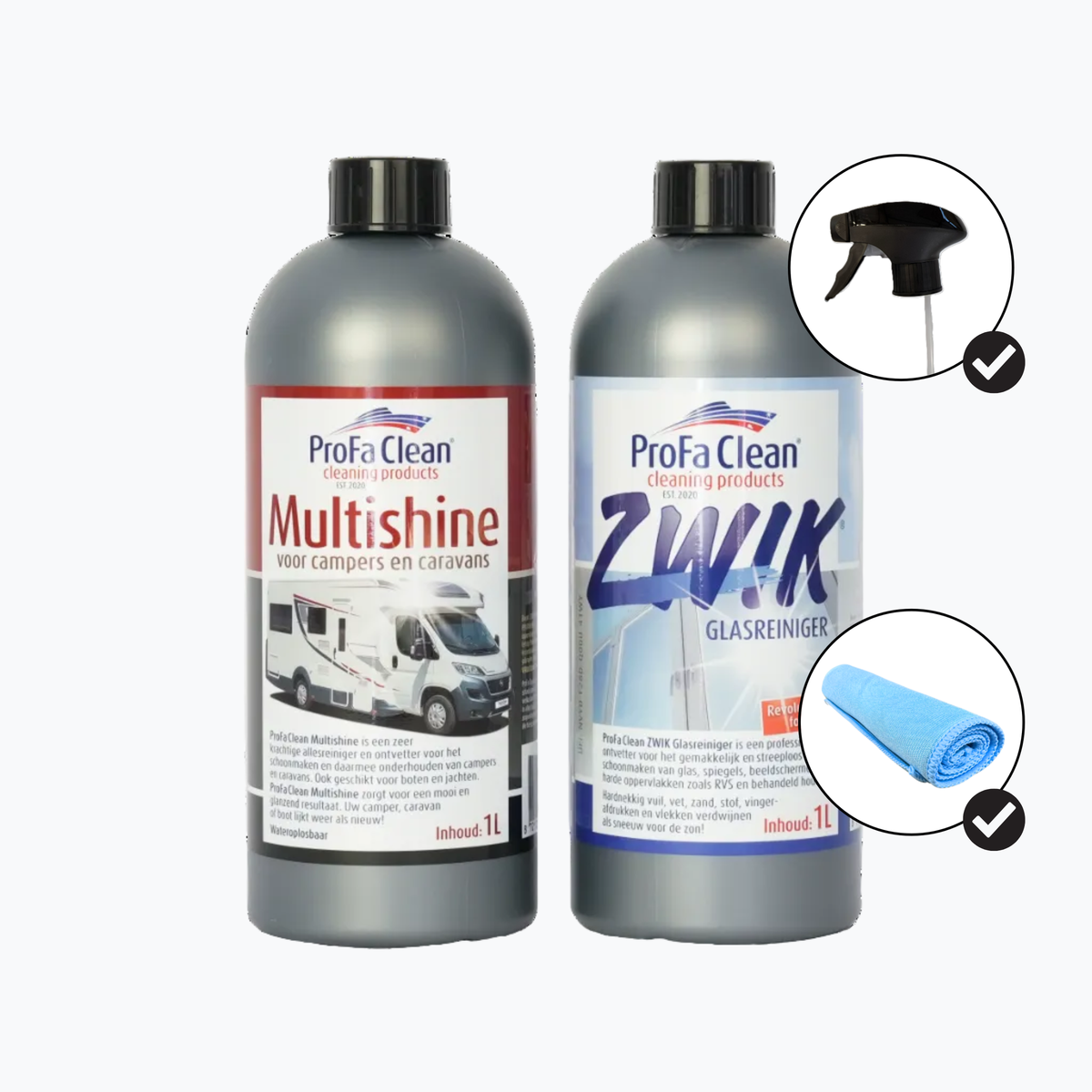 Multishine + Zwik Glasreiniger (Duo-Rabatt)