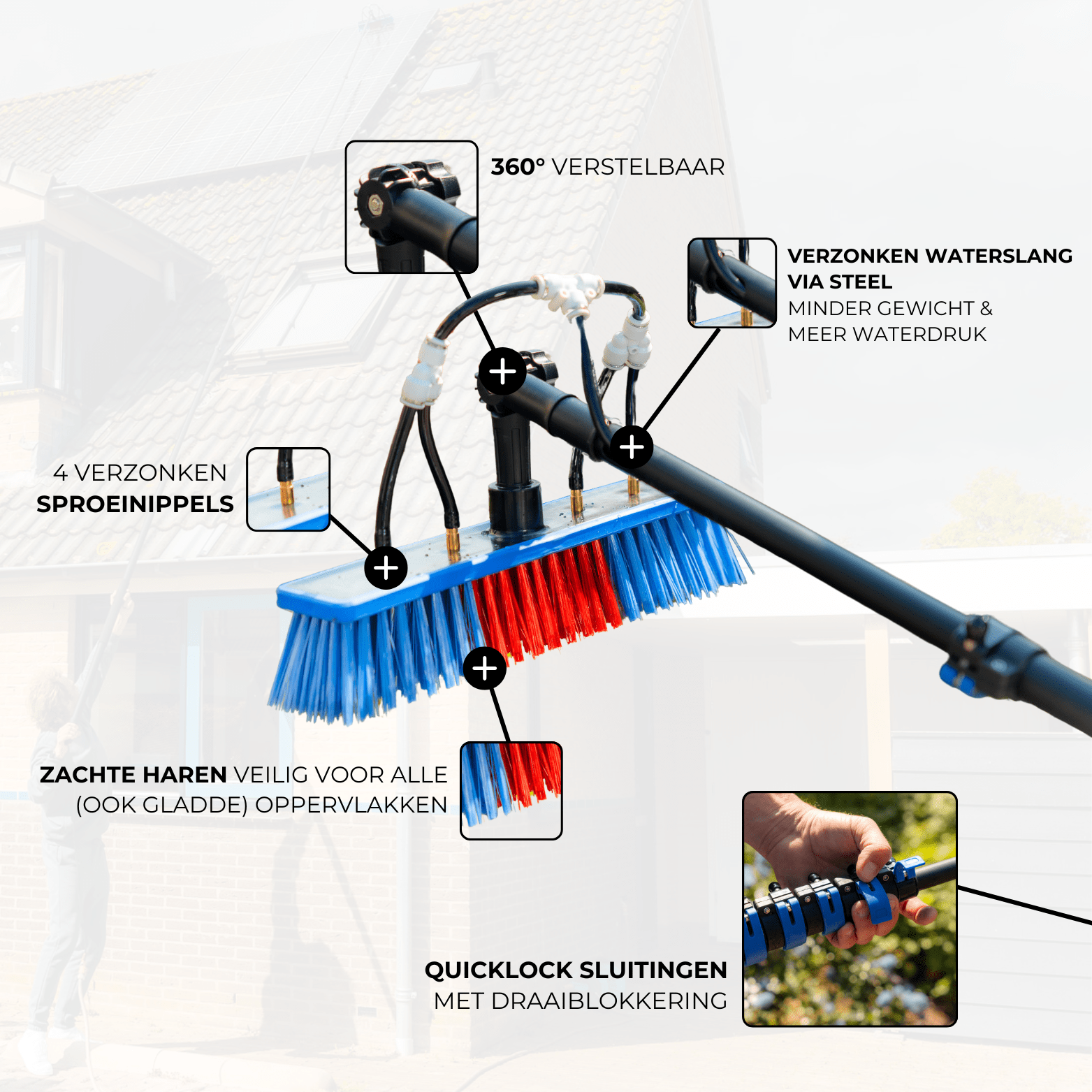 (Neu) Telemax - Teleskopstahl 7,2 m/10,8 m